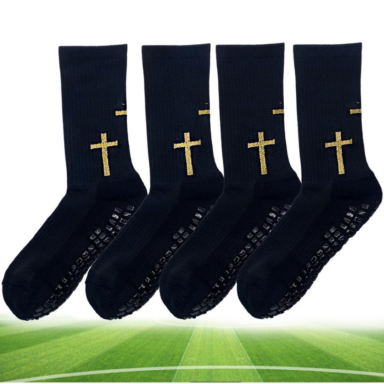 Non-slip Cross Soccer Socks